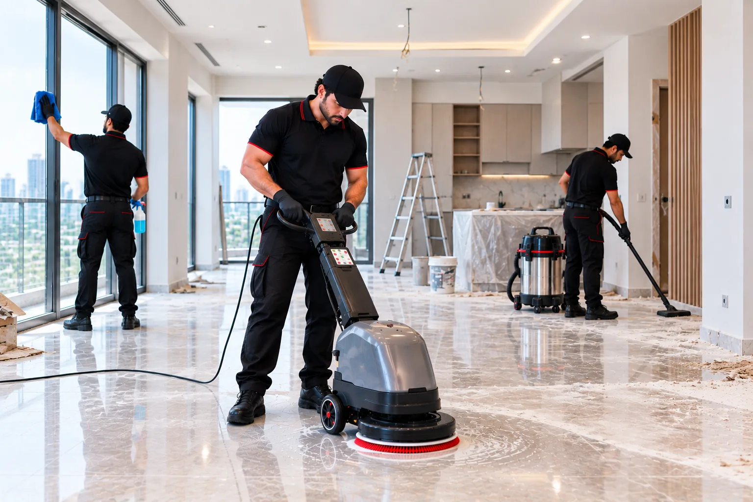 After construction deep cleaning services in Bengaluru