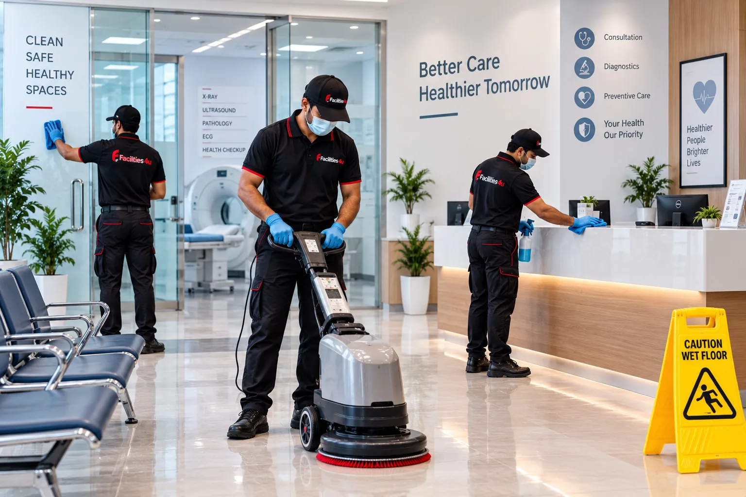 Doctor clinic and diagnostic center deep cleaning services Bengaluru